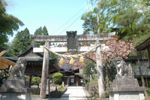 正参道と鳥居